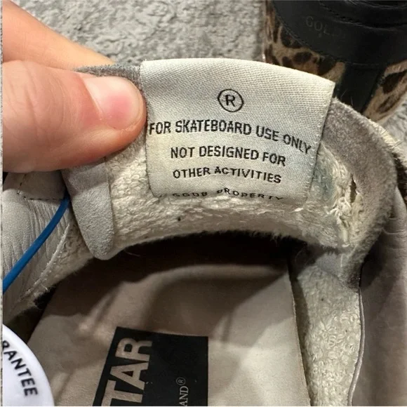 Golden Goose Superstar Leopard Hair Calf Sneakers EU 37